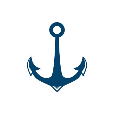 Deniz Çapası beyaz arkaplanı izole etti. Gemi çapası, antika 