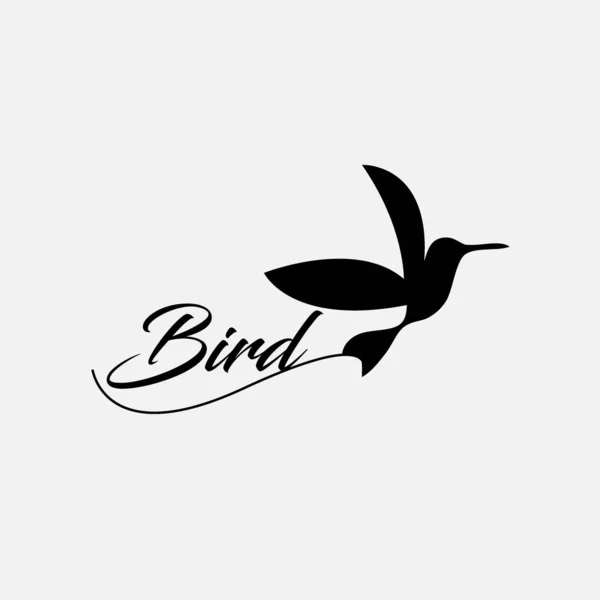 Colibri or humming bird icons. Vector isolated set of flying bir — ストックベクタ