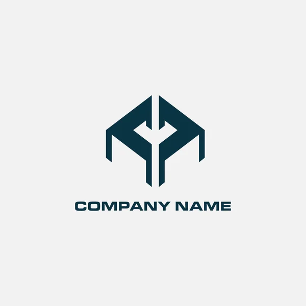 Fastigheter logotyp konceptet illustration, — Stock vektor