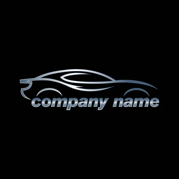 Logo de voiture, emblèmes, insignes et icônes isolés sur fond blanc — Image vectorielle