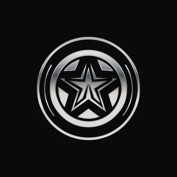 Stern-Logo - Vektor-Logo-Konzept Illustration. — Stockvektor