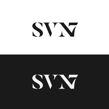 Yedi numaralı logo tasarım şablonu elementleri. yedinci simge silh