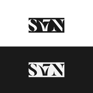 Yedi numaralı logo tasarım şablonu elementleri. yedinci simge silh