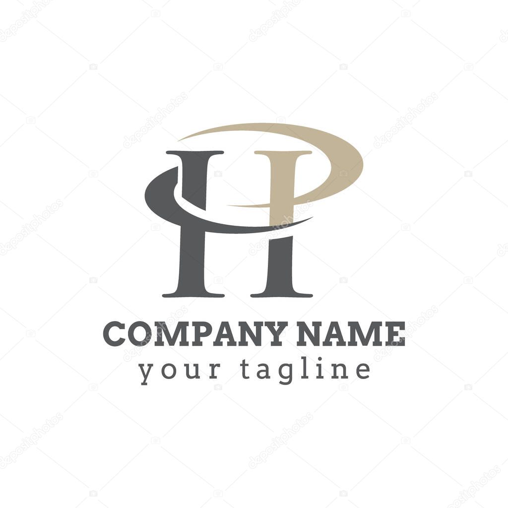 HP company group linked letter logo