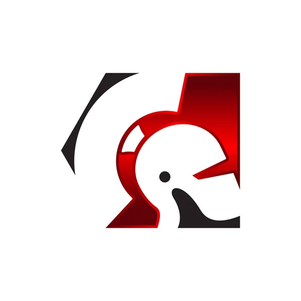 Spartan Logo Szablon Projekt Wektor Godło Koncepcja Projektu Kreatywny Symbol — Wektor stockowy