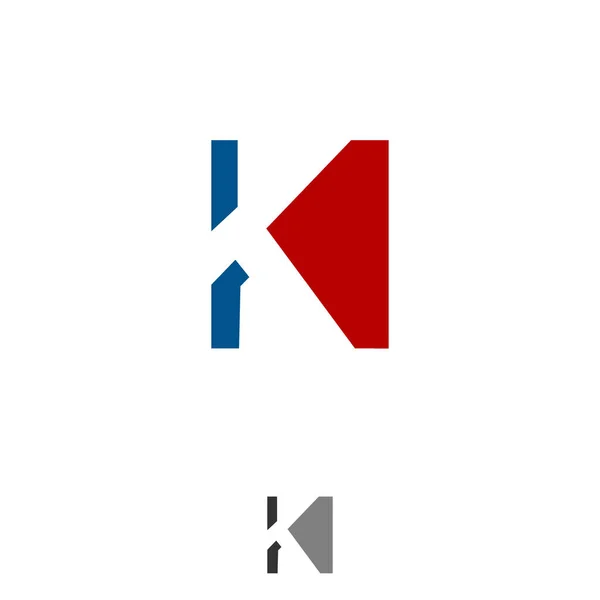 Harfi Logo Tasarım Şablonu Elemanları Minimum Vektör Grafik Alfabesi Sembolü — Stok Vektör
