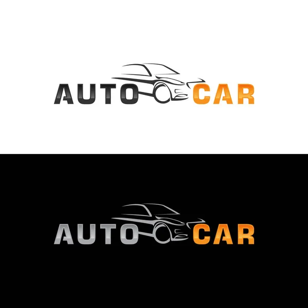 Auto Logo Pictogram Met Vectorsjabloon Voor Vervoer Industrieel — Stockvector