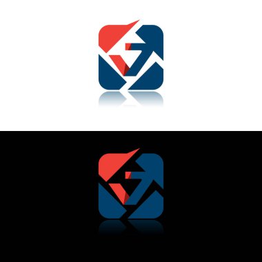 Vektör soyut bükülmüş V harfi logo tasarım şablonu. Düz origami, satır biçimi