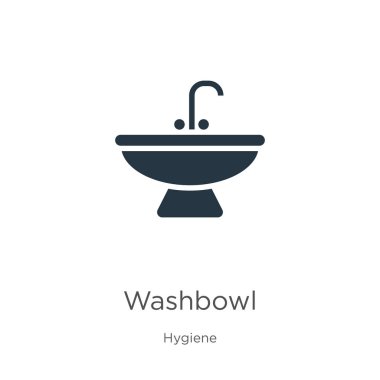 Çamaşır yıkama ikonu vektörü. Beyaz arka planda izole edilmiş hijyen koleksiyonundan moda düz klozet ikonu. Vektör illüstrasyonu web ve mobil grafik tasarımı, logo, eps10 için kullanılabilir