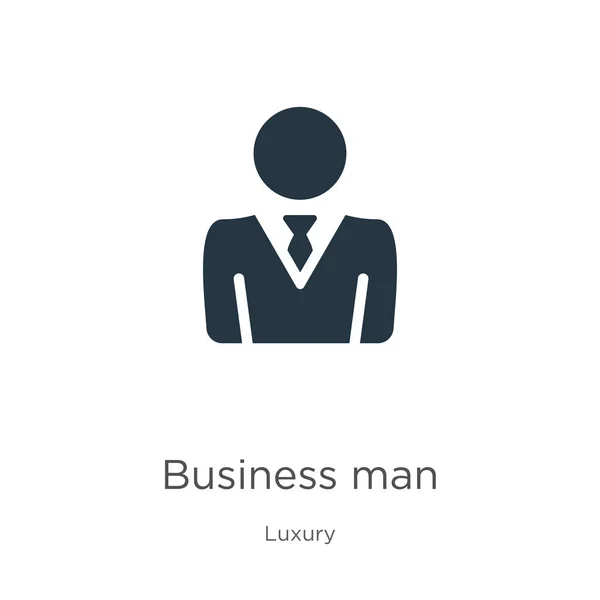 Business man icon vector. Trendy flat business man icon from luxury collection isolated on white background. Vector illustration can be used for web and mobile graphic design, logo, eps10 — Stock Vector