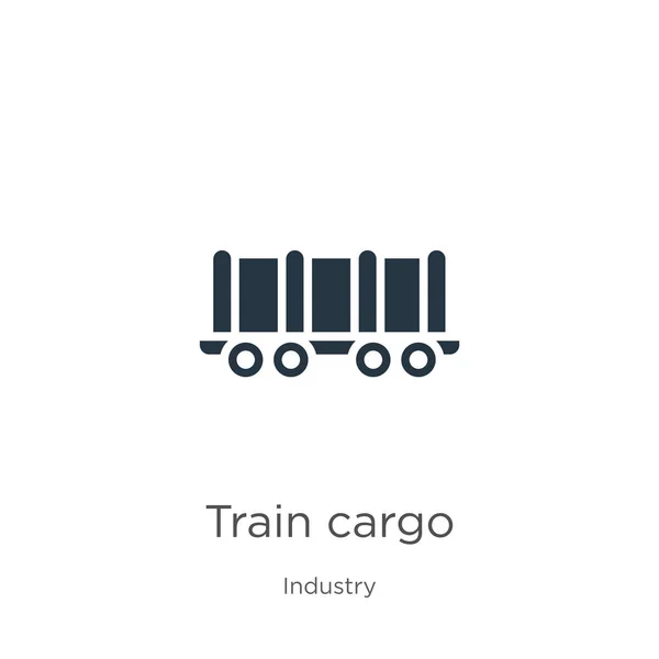 Train cargo icon vector. Trendy flat train cargo icon from industry collection isolated on white background. Vector illustration can be used for web and mobile graphic design, logo, eps10