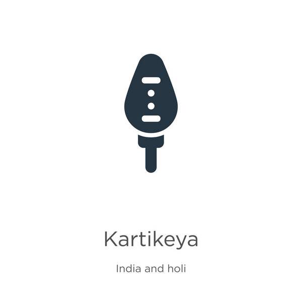 Kartikeya icon vector. Trendy flat kartikeya icon from india collection isolated on white background. Vector illustration can be used for web and mobile graphic design, logo, eps10