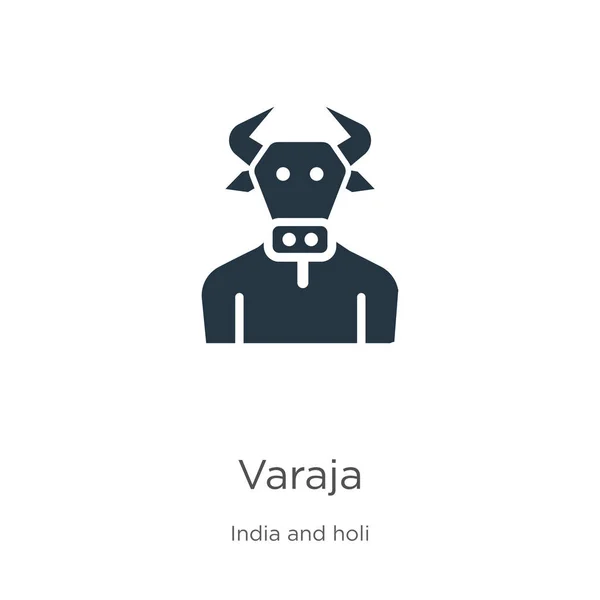 Varaja vector icono. Icono de moda varaja plana de la colección india aislado sobre fondo blanco. La ilustración vectorial se puede utilizar para el diseño gráfico web y móvil, logotipo, eps10 — Vector de stock