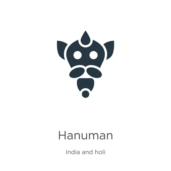 Hanuman vector icono. Icono de hanuman plano de moda de la colección india aislado sobre fondo blanco. La ilustración vectorial se puede utilizar para el diseño gráfico web y móvil, logotipo, eps10 — Vector de stock