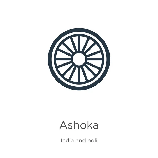 Icono de Ashoka vector. Icono de ashoka plano de moda de la colección india aislado sobre fondo blanco. La ilustración vectorial se puede utilizar para el diseño gráfico web y móvil, logotipo, eps10 — Vector de stock
