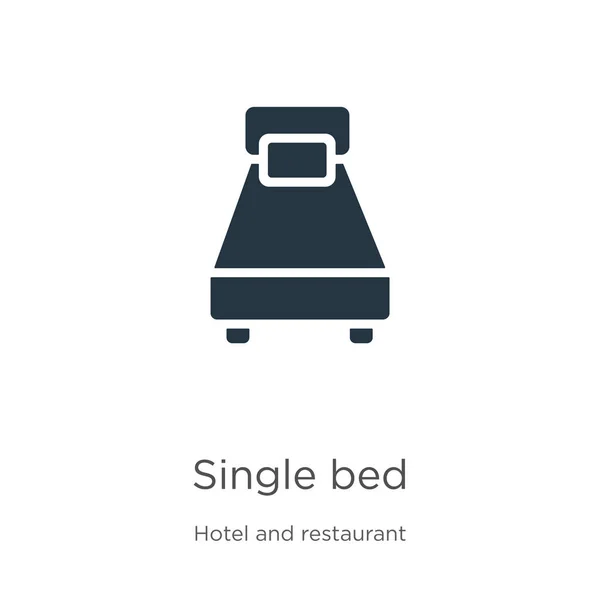 Enkelsäng ikon vektor. Trendig platt enkelsäng ikon från hotell och restaurang samling isolerad på vit bakgrund. Vektor illustration kan användas för webb och mobil grafisk design, logotyp, eps10 — Stock vektor