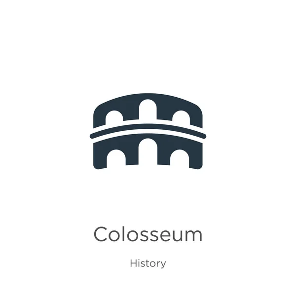 Vektor ikony Koloseum. Moderní ploché koloseum ikona z historie sbírky izolované na bílém pozadí. Vektorové ilustrace lze použít pro web a mobilní grafický design, logo, eps10 — Stockový vektor