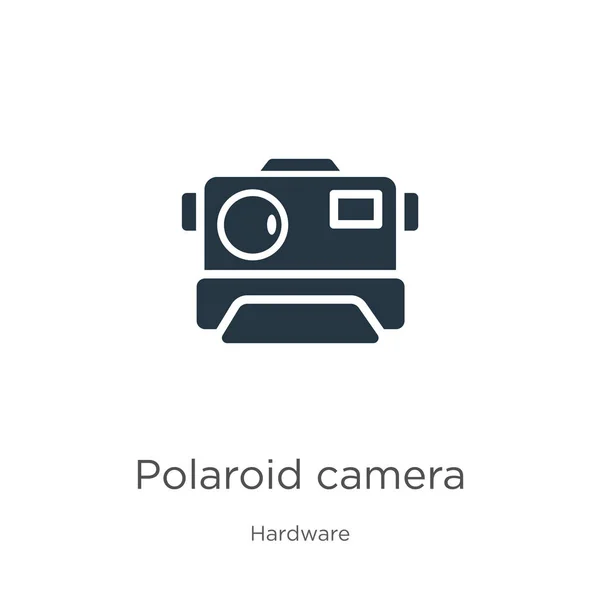 Polaroid camera icon vector. Trendy flat polaroid camera icon from hardware collection isolated on white background. Vector illustration can be used for web and mobile graphic design, logo, eps10 — Stock Vector