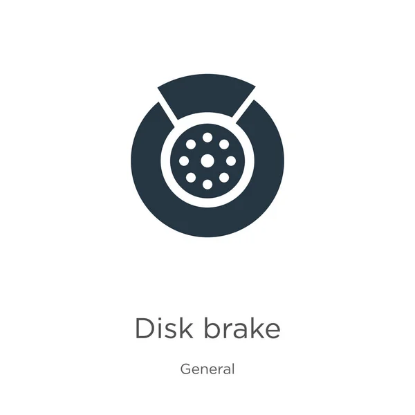 Disk brake icon vector. Trendy flat disk brake icon from general collection isolated on white background. Vector illustration can be used for web and mobile graphic design, logo, eps10 — 图库矢量图片