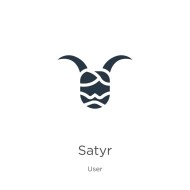 Satyr icon vector. Trendy flat satyr icon from user collection isolated on white background. Vector illustration can be used for web and mobile graphic design, logo, eps10 vector Satyr icon vector. Trendy flat satyr icon from user collection isolated on white background. Vector illustration can be used for web and mobile graphic design, logo, eps10 vector