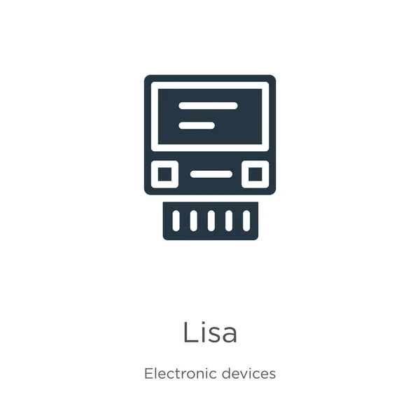 Lisa icône vecteur. Icône lisa plat tendance de la collection d'appareils électroniques isolés sur fond blanc. L'illustration vectorielle peut être utilisée pour la conception graphique web et mobile, logo, eps10 — Image vectorielle