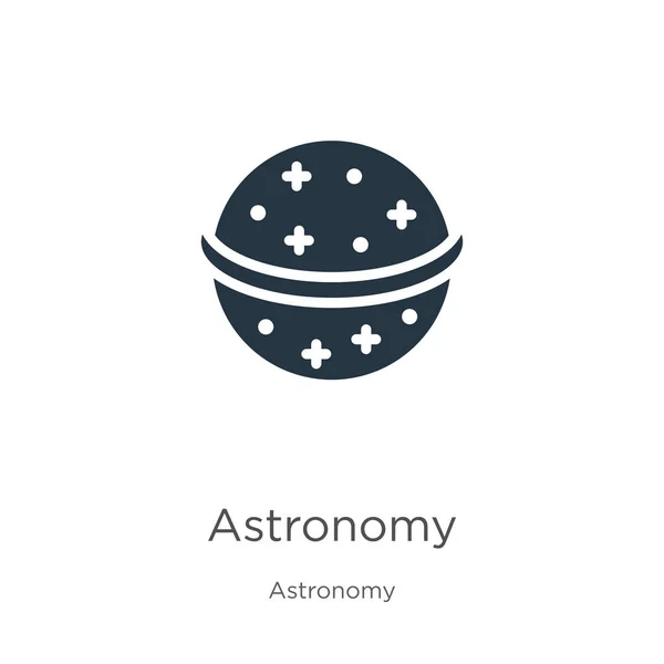 Astronomía vector icono. Icono de la astronomía plana de moda de la colección de astronomía aislada sobre fondo blanco. La ilustración vectorial se puede utilizar para el diseño gráfico web y móvil, logotipo, eps10 — Vector de stock