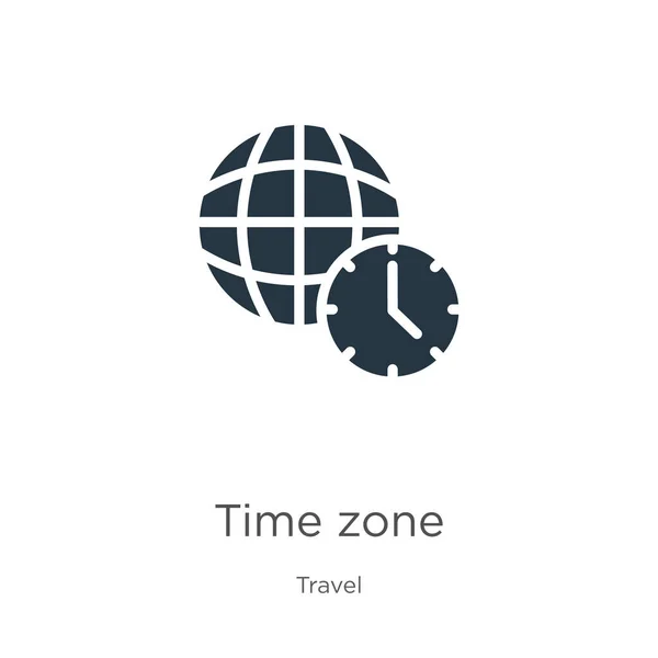 Zeitzonen Symbolvektor Trendiges Symbol Für Flache Zeitzonen Aus Der Reisekollektion — Stockvektor