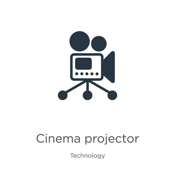 Cinema Projector Icoon Vector Trendy Flat Cinema Projector Icoon Uit — Stockvector