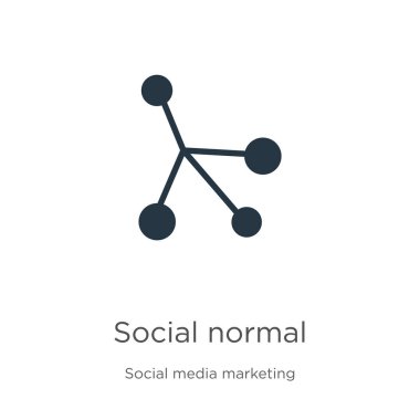 Sosyal normal simge vektörü. Beyaz arka planda izole edilmiş sosyal koleksiyondaki modayı takip eden düz sosyal normal simge. Vektör illüstrasyonu web ve mobil grafik tasarımı, logo, eps10 için kullanılabilir