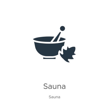 Yeşil sauna ikon vektörü. Beyaz arka planda izole edilmiş sauna koleksiyonundan moda düz yeşil sauna ikonu. Vektör illüstrasyonu web ve mobil grafik tasarımı, logo, eps10 için kullanılabilir