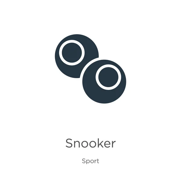 Snookersymbol Vektor Trendige Flache Snooker Ikone Aus Der Sport Kollektion — Stockvektor