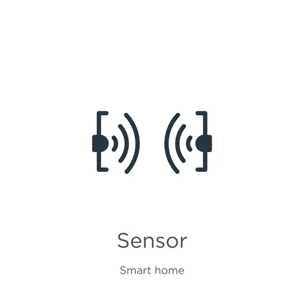 Sensor Icoon Vector Trendy Flat Sensor Icoon Van Smart House — Stockvector