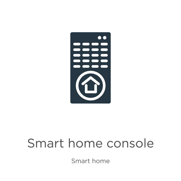 Smart Home Console Icon Vector Trendy Flat Smart Home Console — Vettoriale Stock