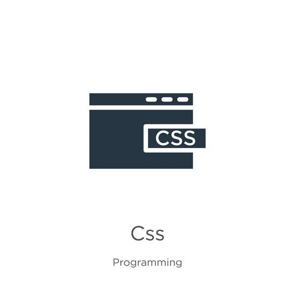 Css Icon Vector Trendy Flat Css Icon Programming Collection Изолирован — стоковый вектор