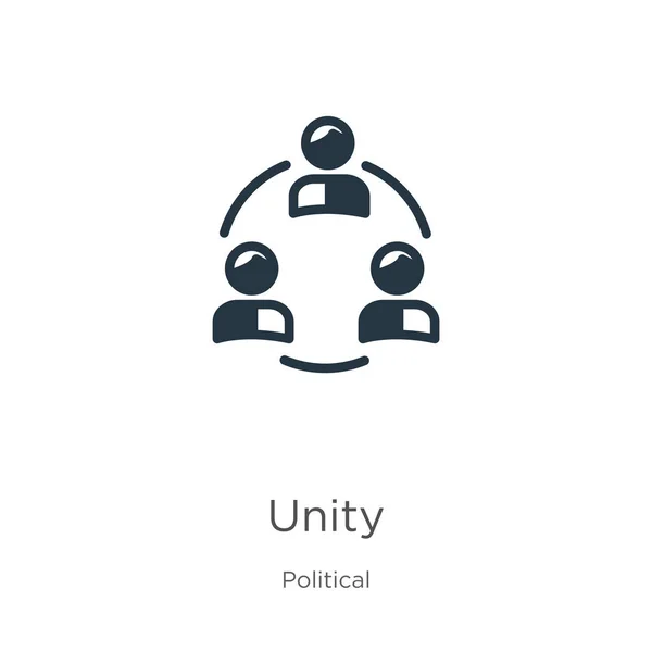 Unityアイコンベクトル 白い背景に隔離された政治的コレクションからトレンディなフラット団結アイコン ベクターイラストは ウェブやモバイルグラフィックデザイン Eps10に使用できます — ストックベクタ