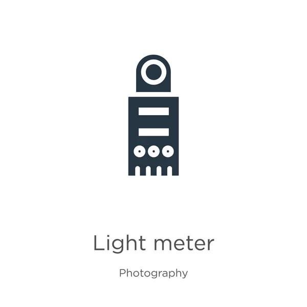 Light Meter Icon Vector Trendy Flat Light Meter Icon Photography — Stock Vector