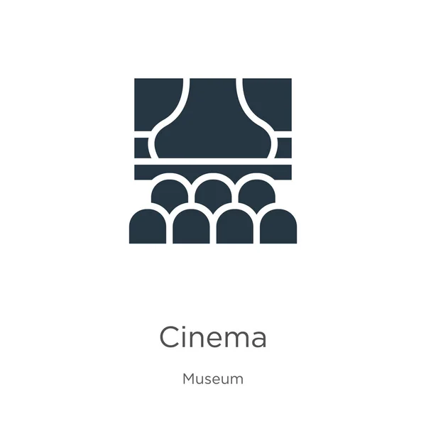 Cinema Icon Vector Trendy Flat Cinema Icon Museum Collection Isolated — Stock Vector