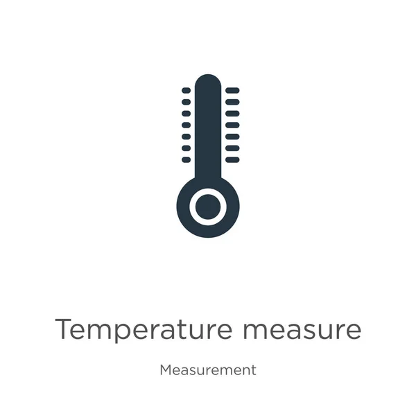 Temperature Measure Icon Vector Trendy Flat Temperature Measure Icon Measurement — Stock Vector