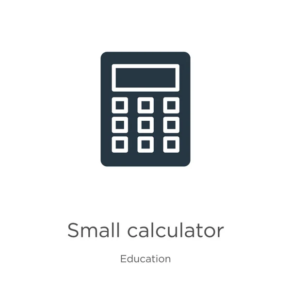 Mały Wektor Ikon Kalkulatora Modna Płaska Mała Ikona Kalkulatora Kolekcji — Wektor stockowy