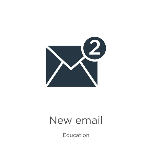 Novo Vetor Ícones Email Trendy Flat Novo Ícone Mail Coleção —  Vetores de Stock