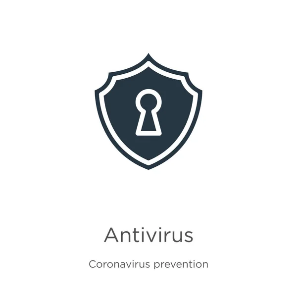 Antivirus Icon Vector Trendy Flat Antivirus Icon Coronavirus Prevention Collection — Stock Vector