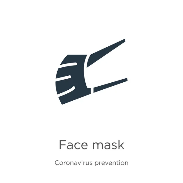 Face Mask Icon Vector Trendy Flat Face Mask Icon Coronavirus — Stock Vector