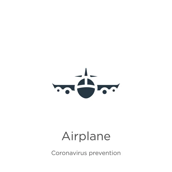 Διάνυσμα Εικονιδίου Αεροπλάνου Μοντέρνο Επίπεδο Εικονίδιο Αεροπλάνου Από Συλλογή Coronavirus — Διανυσματικό Αρχείο