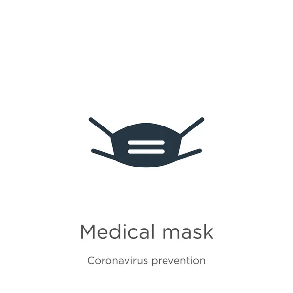 Medical Mask Icon Vector Trendy Flat Medical Mask Icon Coronavirus — Stock Vector