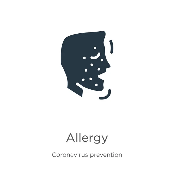 Allergie Icoon Vector Trendy Platte Allergie Icoon Van Coronavirus Preventie — Stockvector