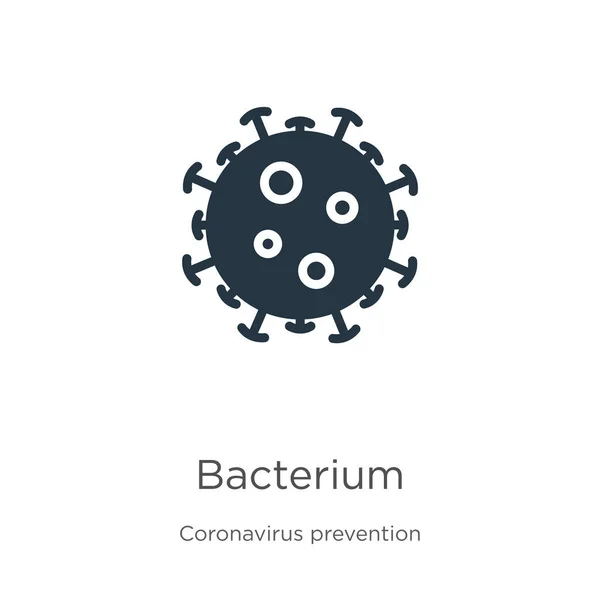 Vecteur Icônes Bactériennes Icône Bactérie Plate Tendance Collection Coronavirus Prevention Graphismes Vectoriels