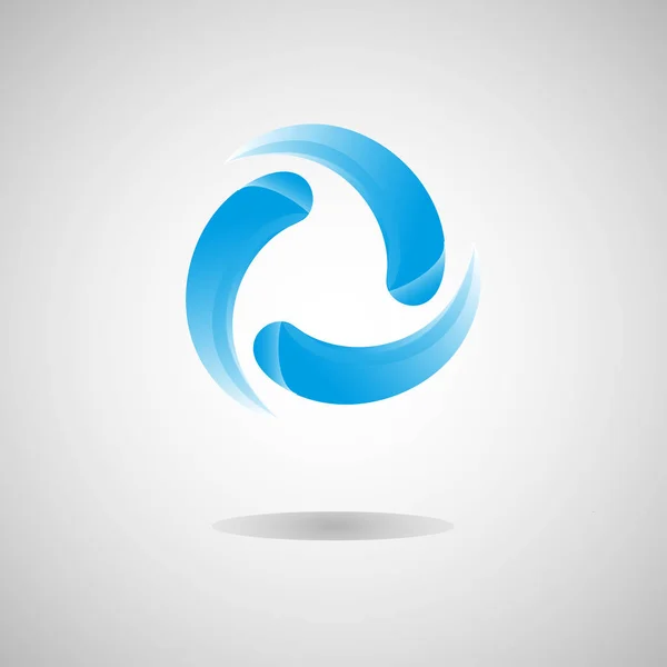 Mavi logo / mavi bir logo resmi gösterir. Logo için yeni bir şirket, kurum uygundur. Sitesi için metni ile vektör logo mevcuttur.