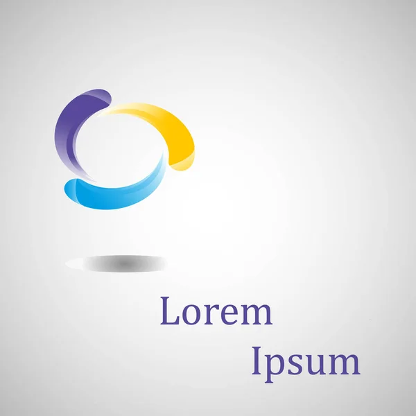 metin ile logo/renkli logo resmi gösterir. Logo için yeni bir şirket, kurum uygundur. Sitesi için metni ile vektör logo mevcuttur.