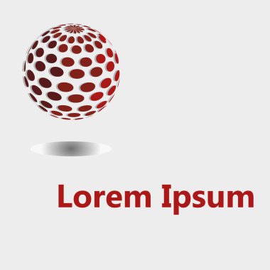 metin kırmızı logolu/logosu bir gölge'nda bir yıldız ile resimde görülmektedir. Yeni bir şirket için logo.