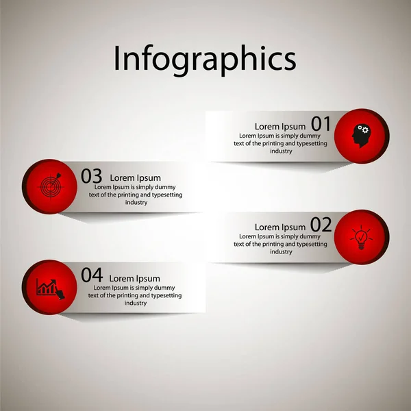 Visualização Dados Negócios Infográficos Esquema Processo Elementos Com Ajuda Gráficos — Vetor de Stock